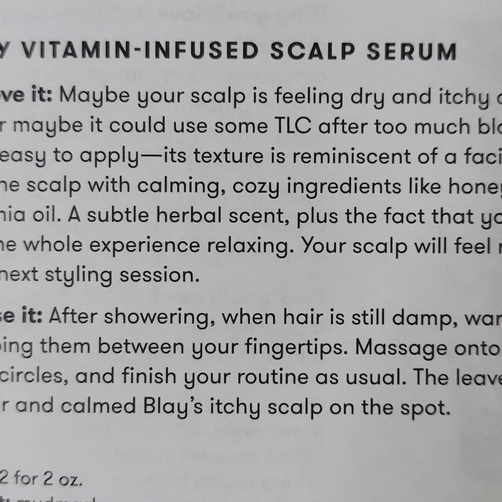 MUDMASKY Vitamin-Infused Scalp Serum New & Sealed. - Picture 3 of 3